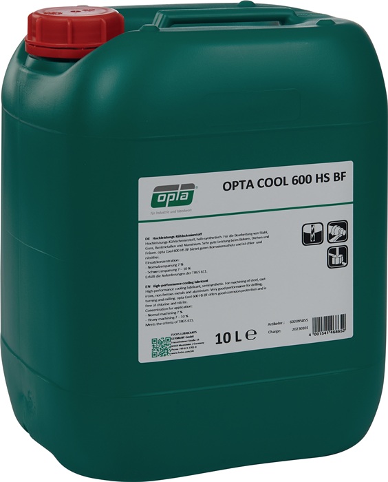 OPTA Hochleistungskühlschmierstoff Cool 600 HS BF