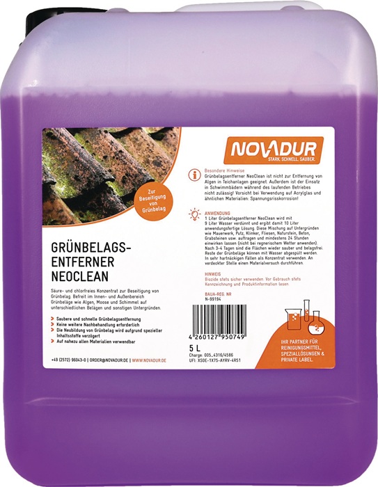 NOVADUR Grünbelagentferner NeoClean