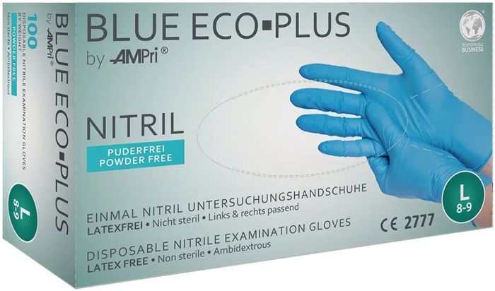 AMPRI Einweghandschuhe Blue Eco Plus