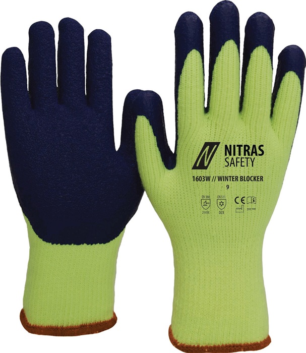 NITRAS SAFETY Kälteschutzhandschuhe WINTER BLOCKER