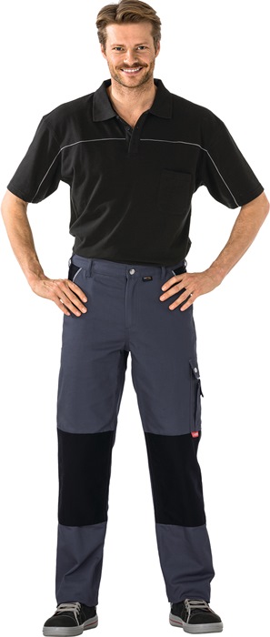 [4000375350] PLANAM Bundhose Canvas 320 (46, grau/schwarz)