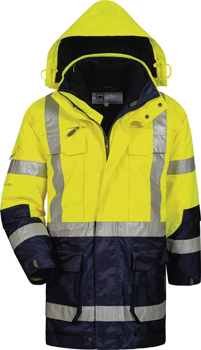 [4000380071] ELYSEE Warnschutzparka Jekyll (L, gelb/marine)