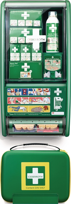 CEDERROTH Erste Hilfe Station-Set DIN 13157