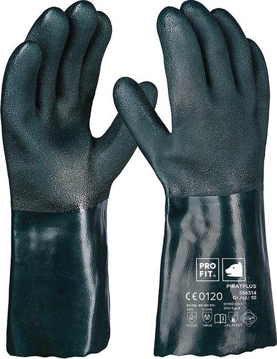 PRO FIT Chemikalienschutzhandschuhe Pirat