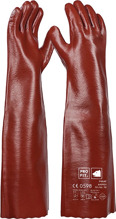 PRO FIT Chemikalienschutzhandschuhe Pirat