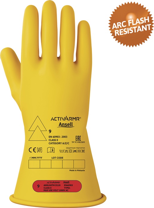 [4000391476] ANSELL Elektrikerschutzhandschuh ActivArmr® RIG011Y (10)