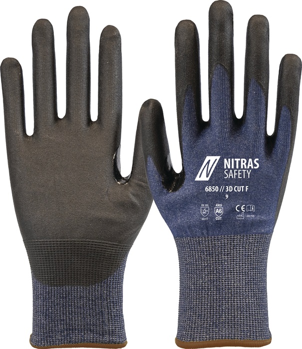 [4000391579] NITRAS SAFETY Schnittschutzhandschuhe 3D CUT F (10, 260 mm)