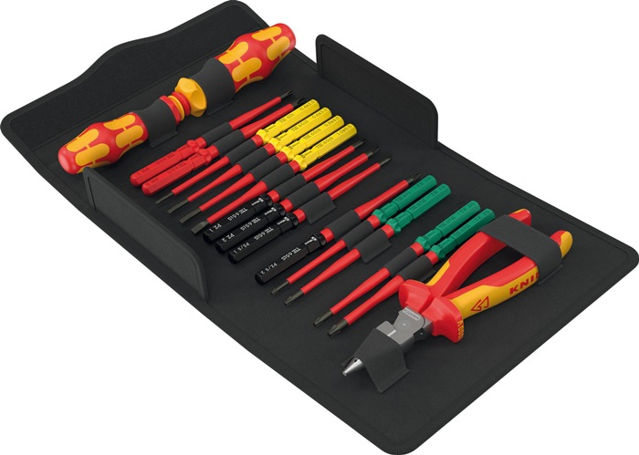 WERA Schraubendreher-Satz VDE 17 extra slim 2 Tool Finder