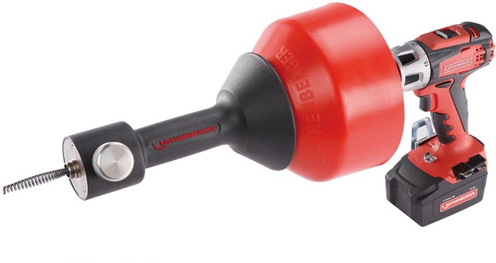 ROTHENBERGER Elektrorohrreinigungsgerät ROSPIMATIC CL Set