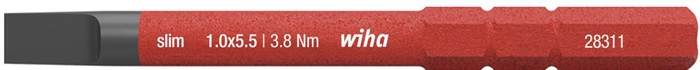 [4000793018] WIHA Wechselklinge SlimBit electric (Schlitz, 5,5 x 75 mm)