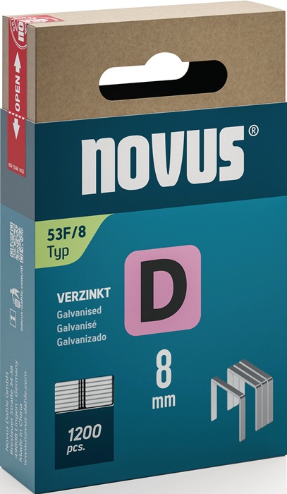 NOVUS Flachdrahtklammer D Typ 53 F
