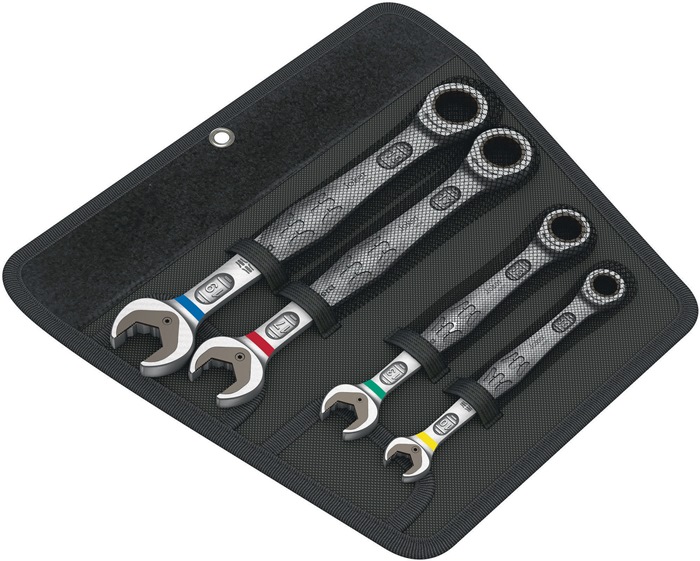 [05073290001] WERA Maulringratschenschlüssel-Satz Joker (gerade, 4-teilig, 10, 13, 17, 19 mm)
