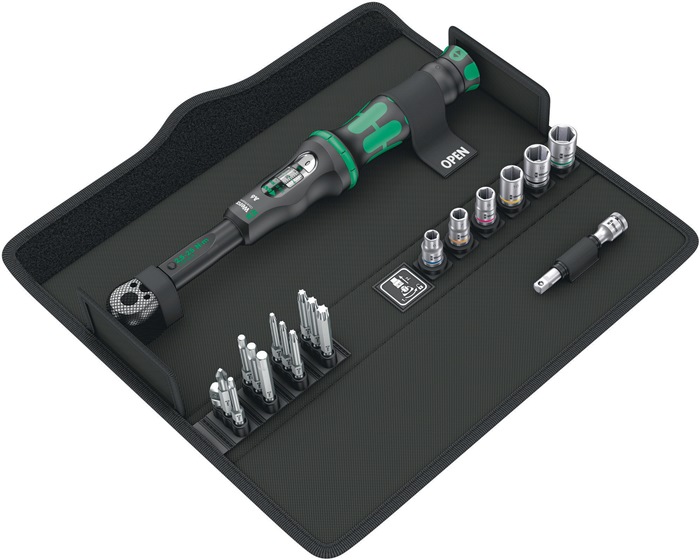 WERA Drehmomentschlüssel-Set Click-Torque A 6 Set 1