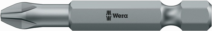[05059805001] WERA Bit 851/1 TZ (50 mm, PH 1, DIN ISO 1173, Form E 6,3, 851/4 TZ, für Schrauben mit Kreuzschlitz (PH))