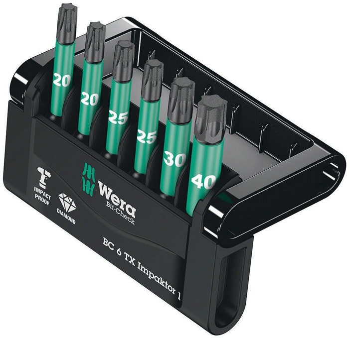 WERA Bitsatz Bit-Check 6 TX Impaktor 1