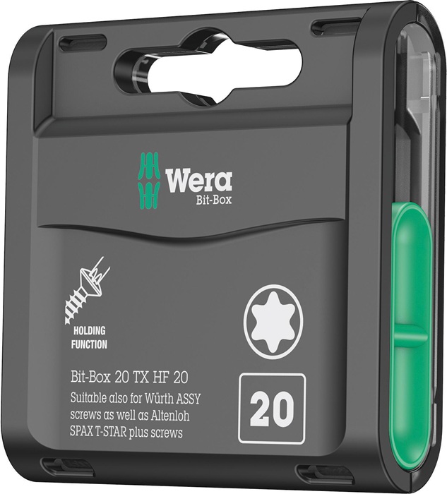 WERA Bitgroßpackung Bit-Box 20 TX HF