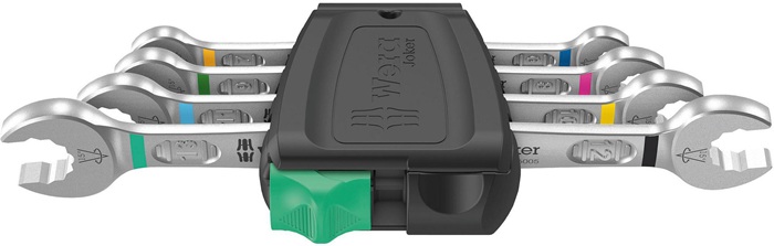 WERA Doppelmaulschlüssel-Satz Joker 6005 4 Set 1