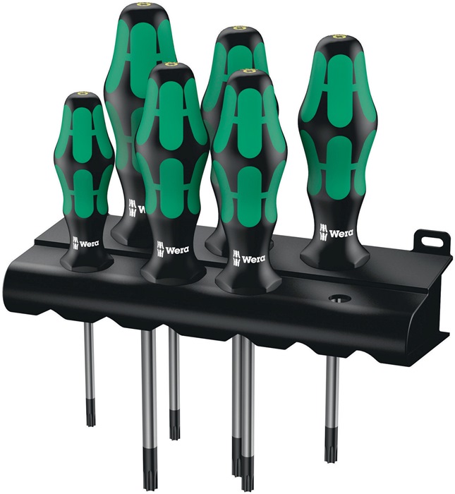 WERA Schraubendreher-Satz 367/6 TORX HF