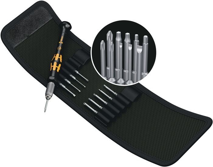 WERA Feinmechanikerschraubendreher-Satz KK Micro-Set ESD/11