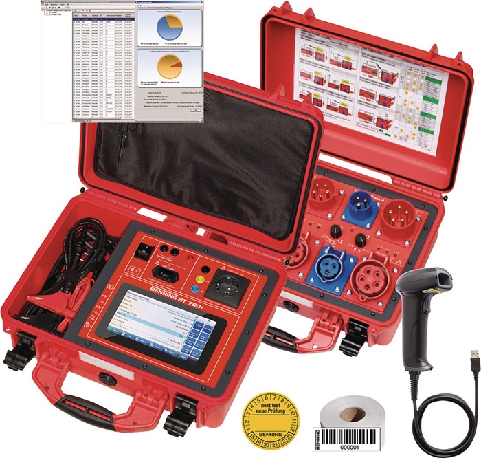 BENNING Gerätetester-Set ST 760+ SET, MA 4