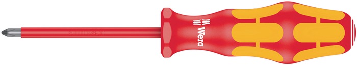 [05006152001] WERA Schraubendreher 162 i (Lasertip-Spitze, PH 1, 178 mm, 80 mm)