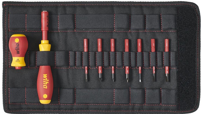 [4000828658] WIHA Schraubendreher-Satz SlimVario® (9-teilig, Schlitz / PH / PZD)