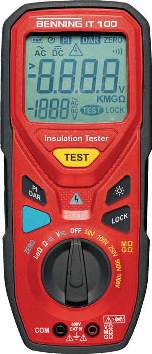 BENNING Isolations-/Widerstandsmessgerät IT 100