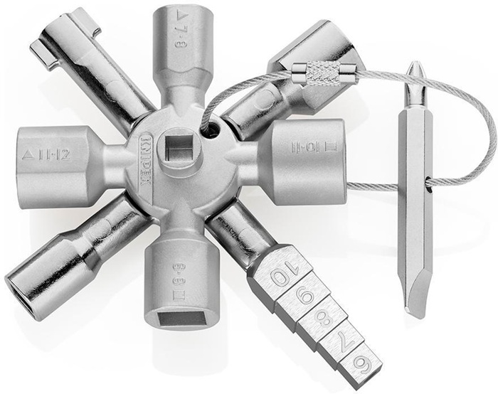 KNIPEX Schaltschrankschlüssel TwinKey®