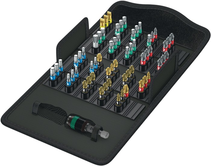 [05057441001] WERA Bitsortiment Bit-Safe 61 BiTorsion 1