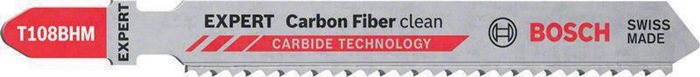BOSCH Stichsägeblatt Carbon Fiber T 108BHM