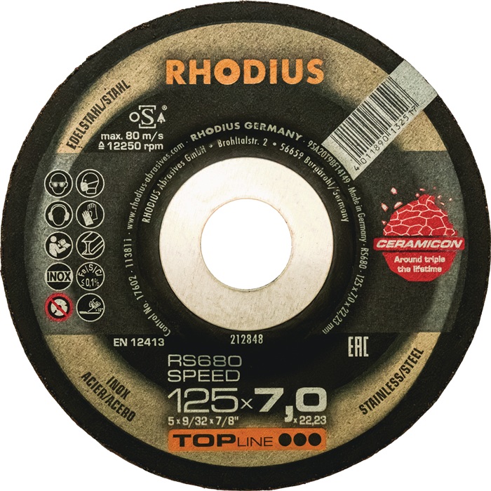 RHODIUS Schruppscheibe RS 680 SPEED