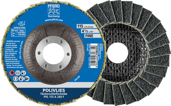 PFERD TOOLS Fächerscheibe POLIVLIES
