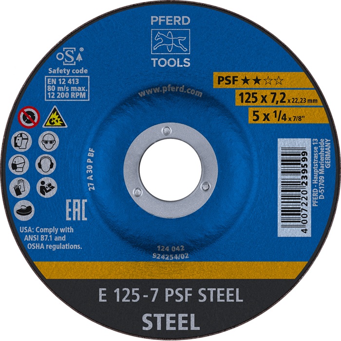 [4000842651] PFERD TOOLS Schruppscheibe PSF STEEL