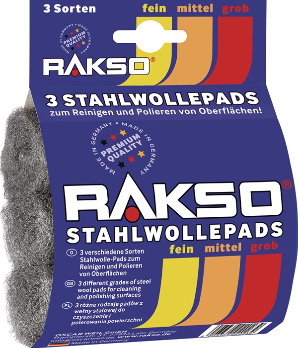 RAKSO Stahlwollepad