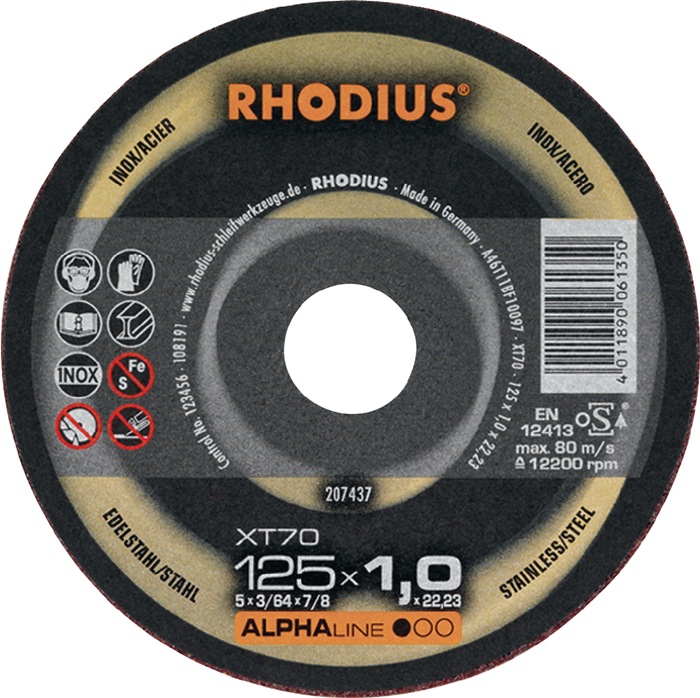 RHODIUS Trennscheibe XT70