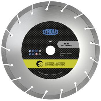 [4000845043] TYROLIT Diamanttrennscheibe DCU Standard (125 mm, 2 mm)