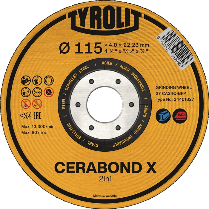 TYROLIT Schruppscheibe CERABOND X