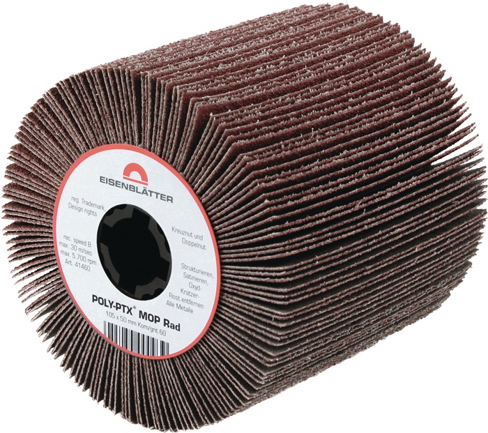 EISENBLÄTTER Satinierwalze POLY-PTX Mop Rad