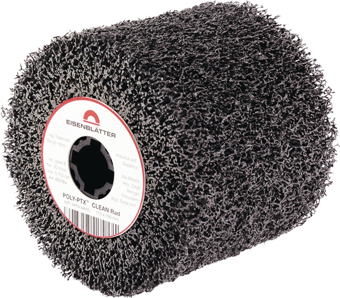 EISENBLÄTTER Satinierwalze POLY-PTX Clean Rad soft