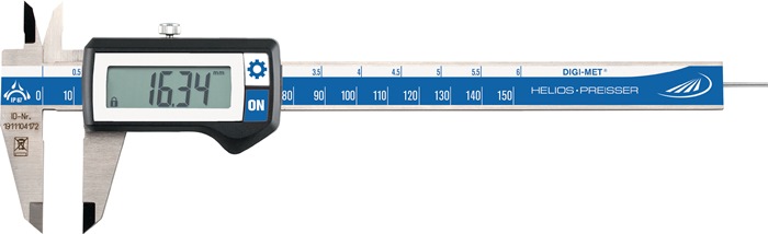 [4000851087] HELIOS PREISSER Messschieber DIN 862 DIGI-MET® IP67 (150 mm, eckig, 40 mm, 1326417)