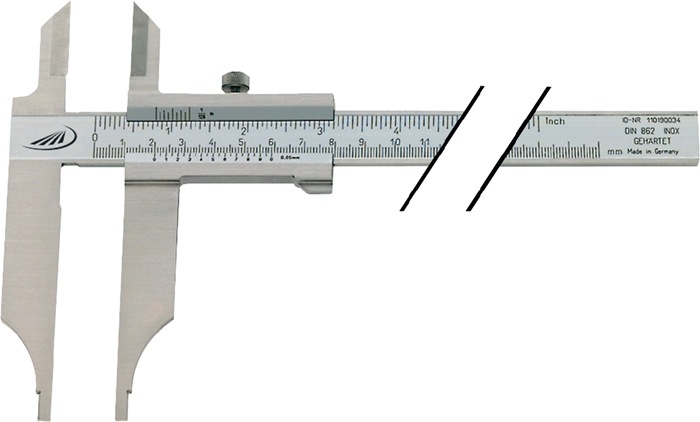 [4000851120] HELIOS PREISSER Werkstattmessschieber DIN 862 (mit Messerspitzen, 300 mm, 90 mm, 0234503)