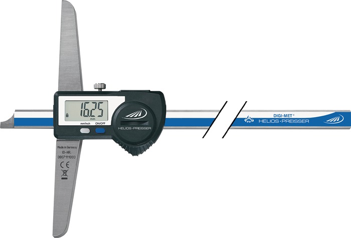 HELIOS PREISSER Tiefenmessschieber DIN 862 DIGI-MET® IP67