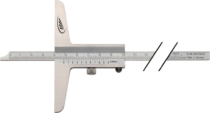 [4000851185] HELIOS PREISSER Tiefenmessschieber DIN 862 (200 mm, 100 mm, 0282502)
