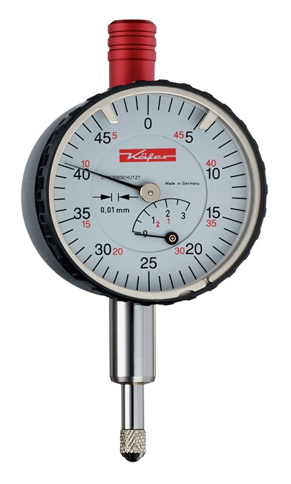 [4000851662] KÄFER Kleinmessuhr KM4/5T (mit Stoßschutz, KM 4S, 3 mm, 40 mm)