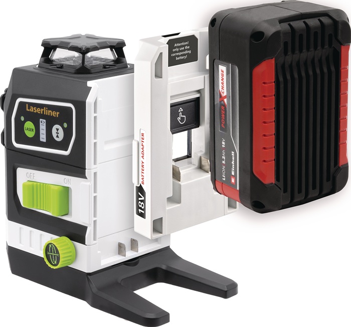 LASERLINER Akku-Adapter PowerAdapter