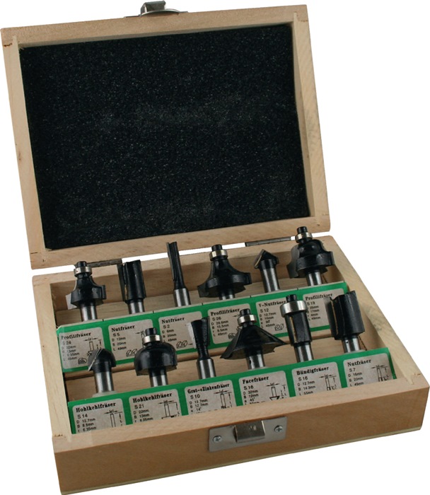 FISCH-TOOLS Fräser-Satz 973CT12A05