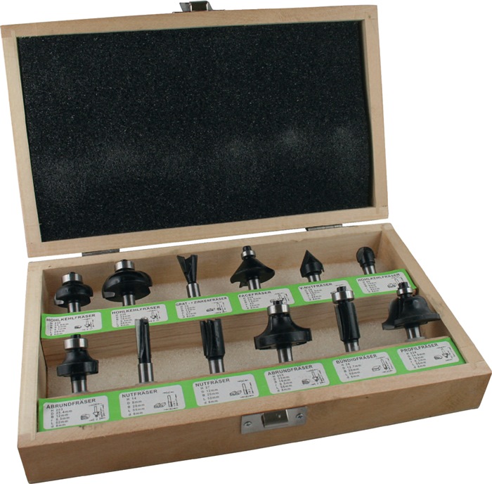 FISCH-TOOLS Fräser-Satz 973CT12A06