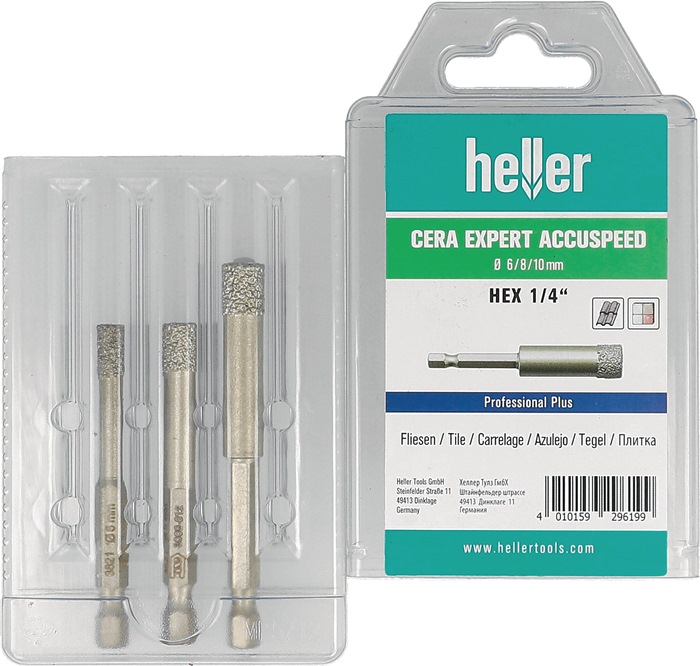 HELLER Feinsteinzeugbohrer Cera Expert Accuspeed