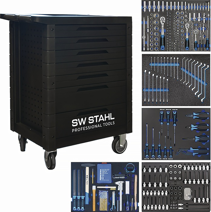 SW STAHL Werkstattwagen Worker-Set