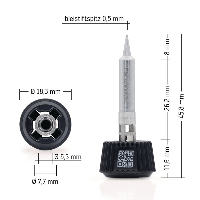 [4000872581] ERSA Lötspitze (bleistiftspitz, 0,5 mm, 0142PDLF05/SB)